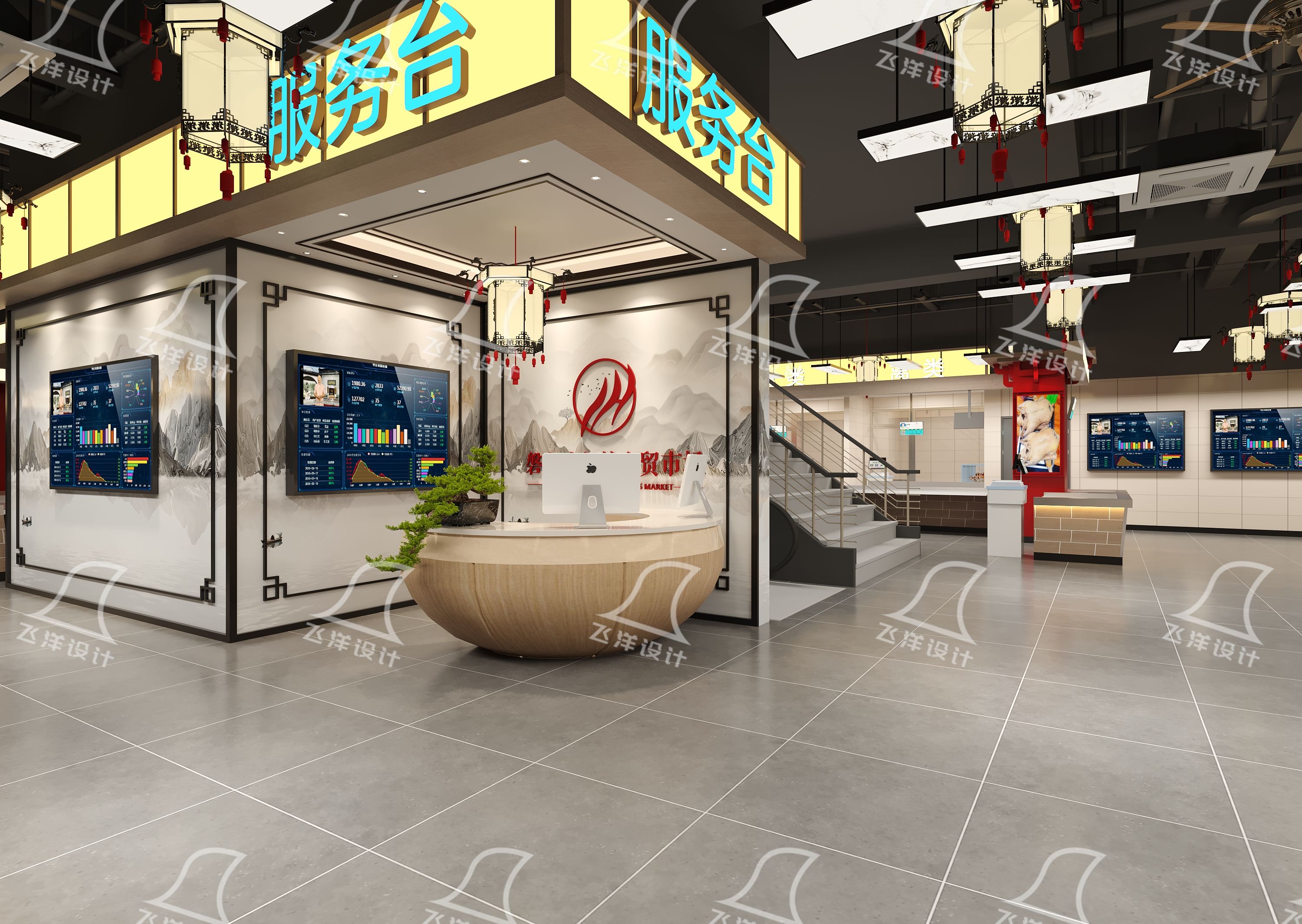 设计案例：柳州磐龙府农贸市场设计